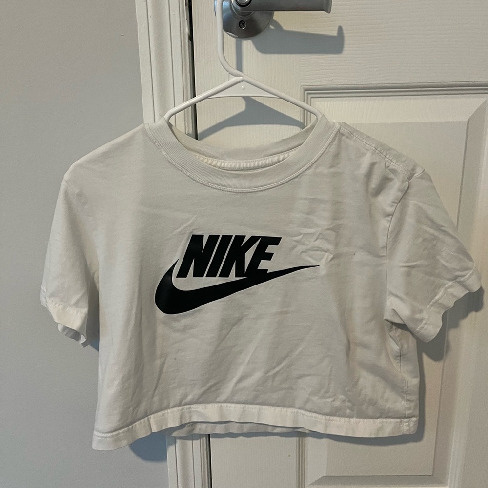 Nike White Tee with Logo